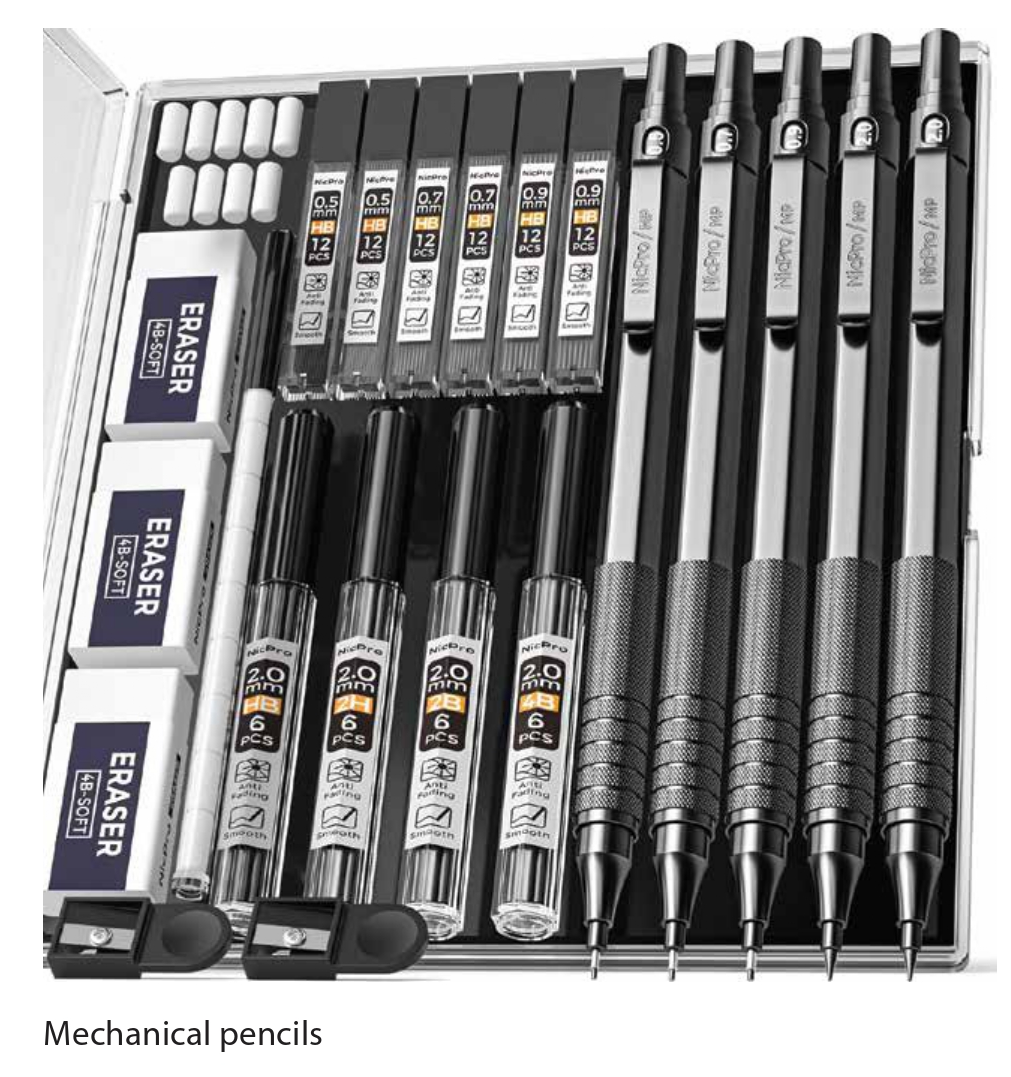 Mechanical Pencils (0.3 / 0.5 / 0.7mm)