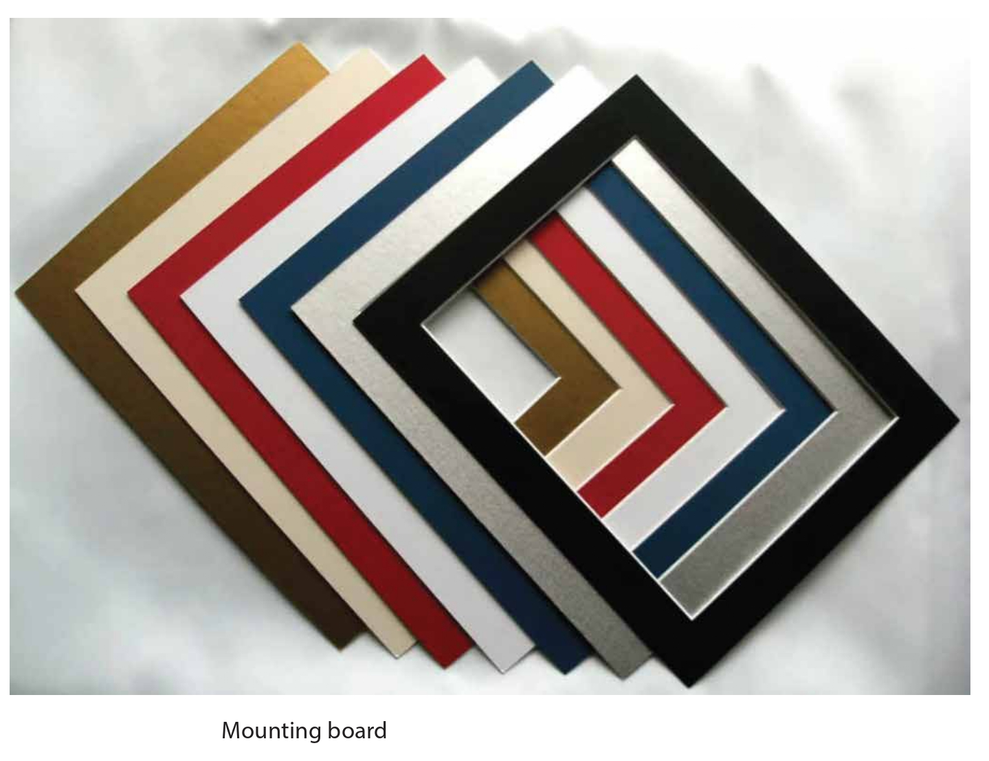 White Mounting Board (assorted)