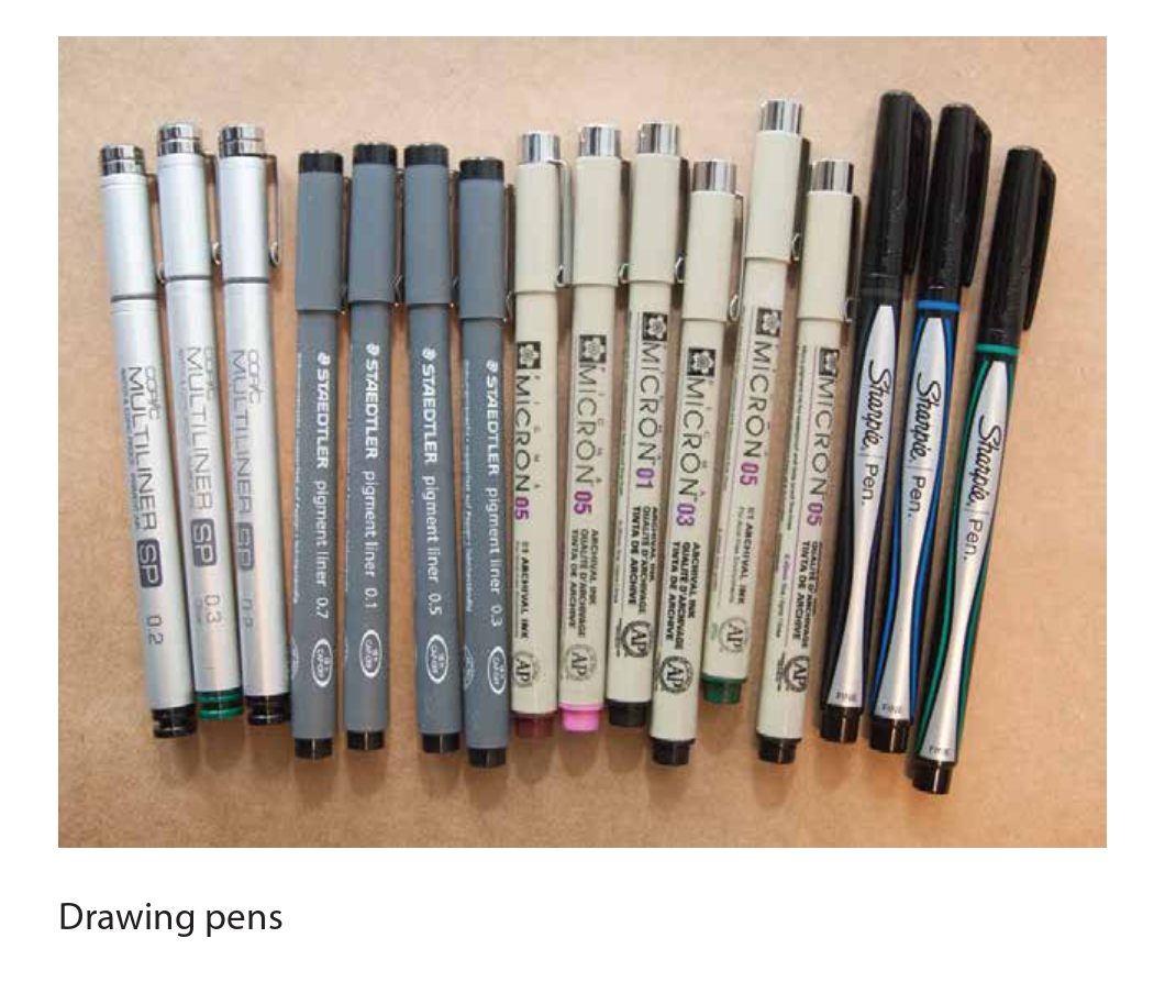 Fine Drawing Pens (0.1 – 0.8mm)