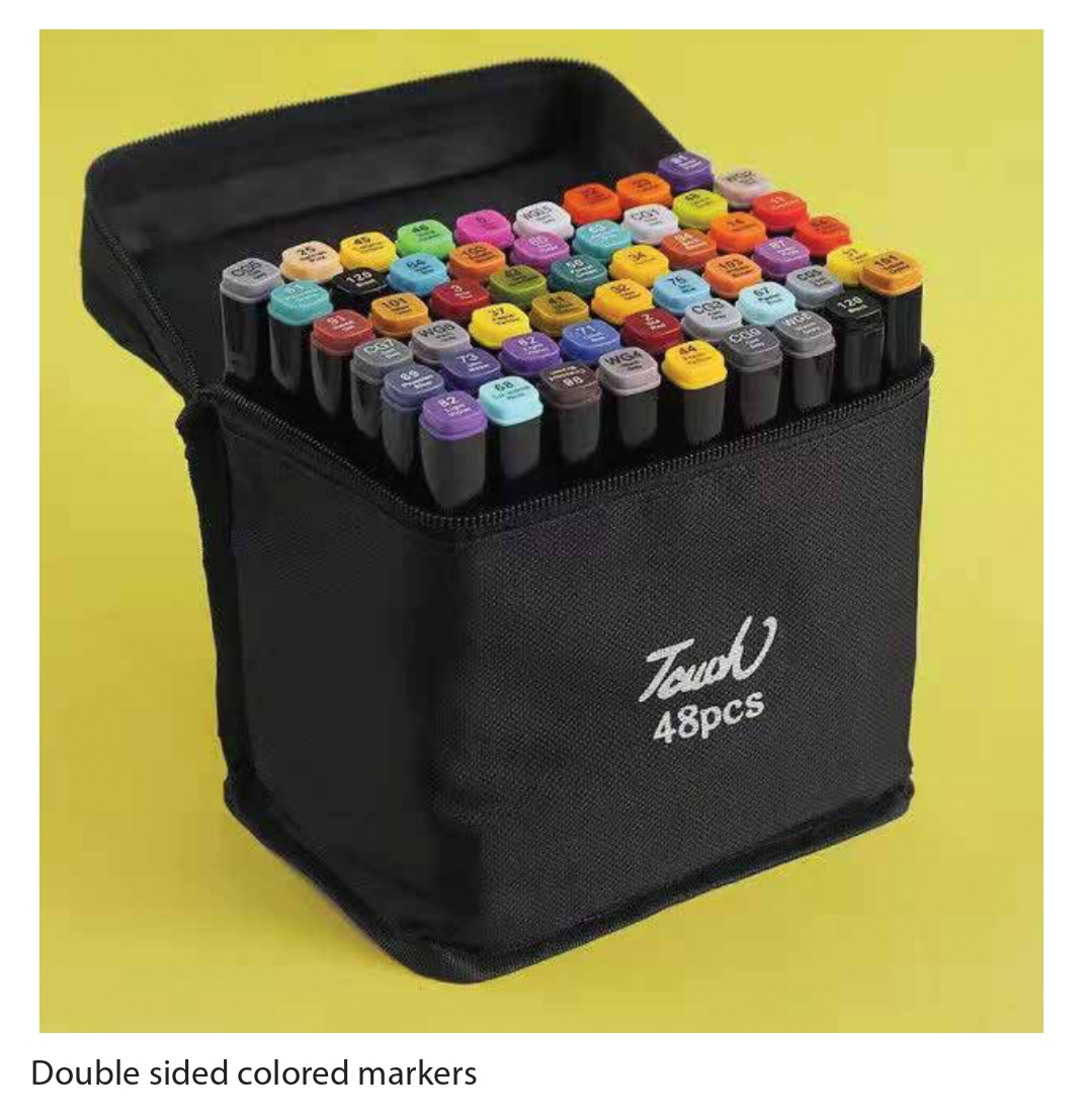 Chisel-Tip Markers (48pc set)