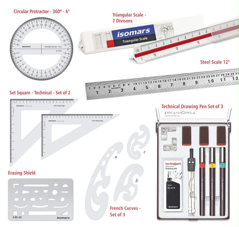 Isomars Technical Drawing Kit