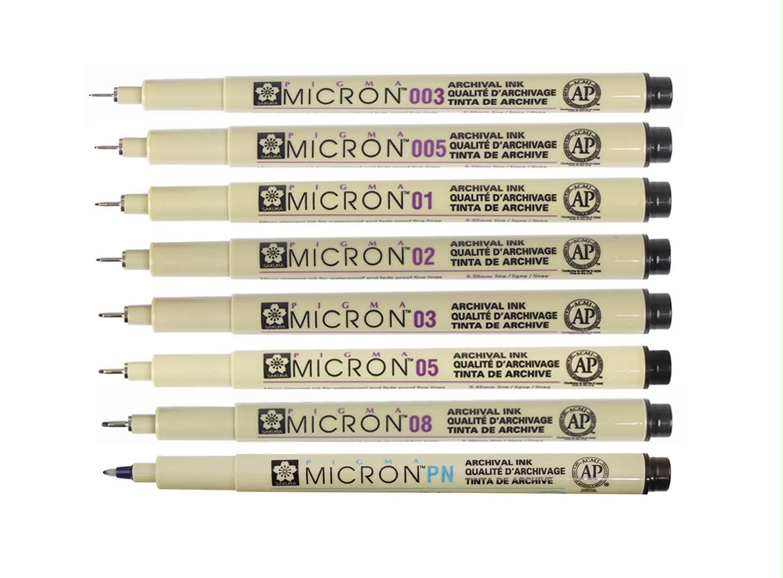 Sakura Pigma Micron Pens