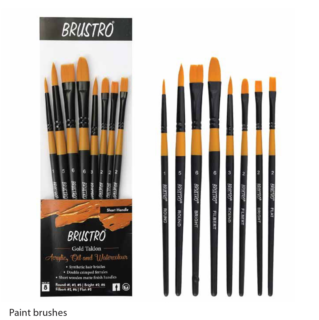 Paint Brushes (8pc set)